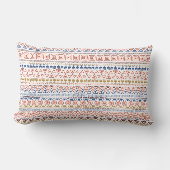Aztec Pattern throw pillows (Front)