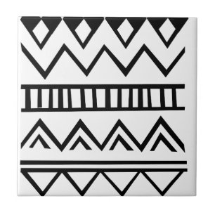 Aztec pattern tile