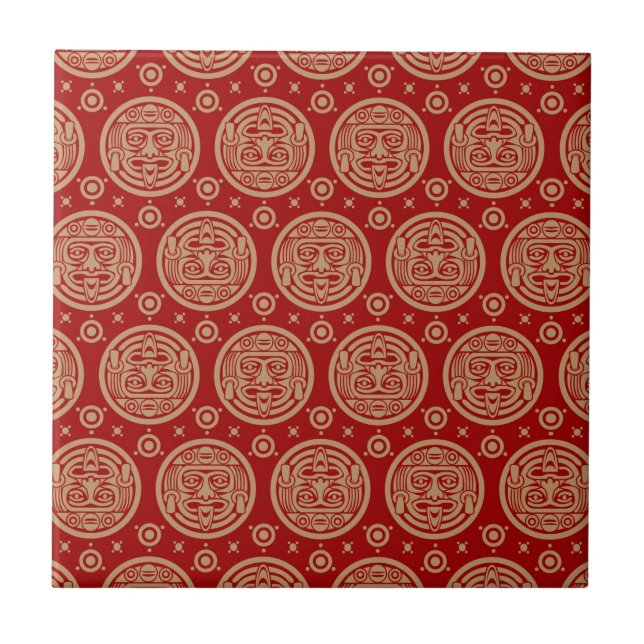 Aztec Pattern Tile (Front)