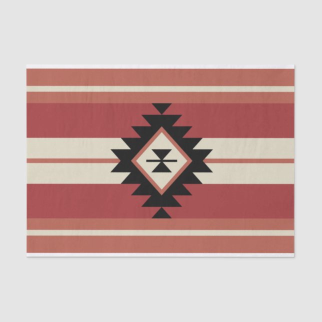 Aztec pattern tissue paper (Front)