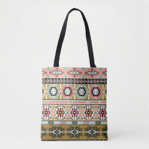 Aztec Pattern Tribal Art Tote Bag