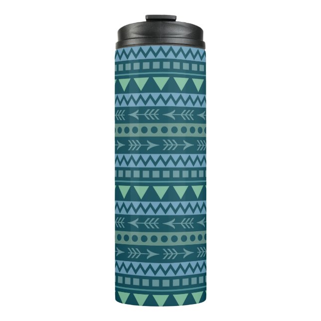 Aztec Pattern tumbler (Front)