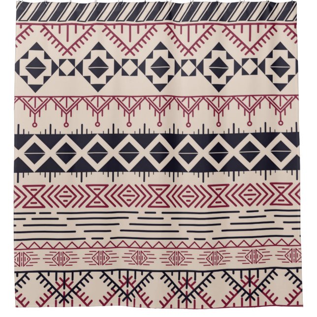 Aztec pattern. Vintage tribal background (Front)