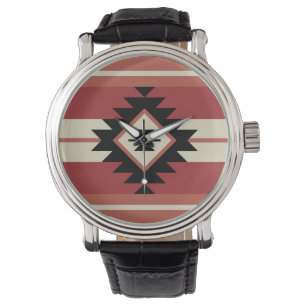 Aztec pattern watch
