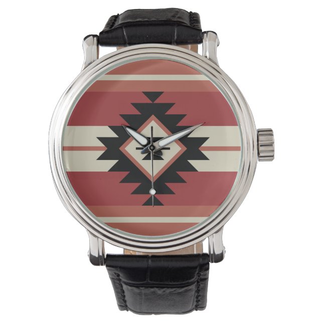 Aztec pattern watch (Front)