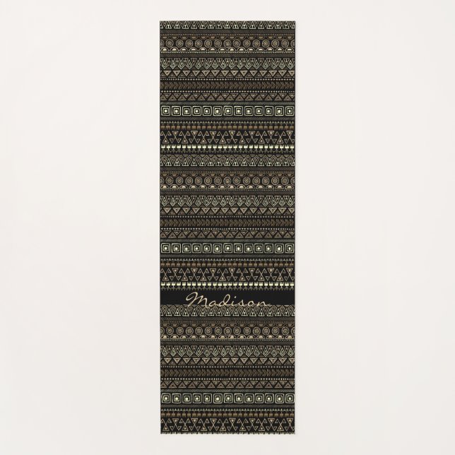 Aztec Pattern yoga mats (Front)