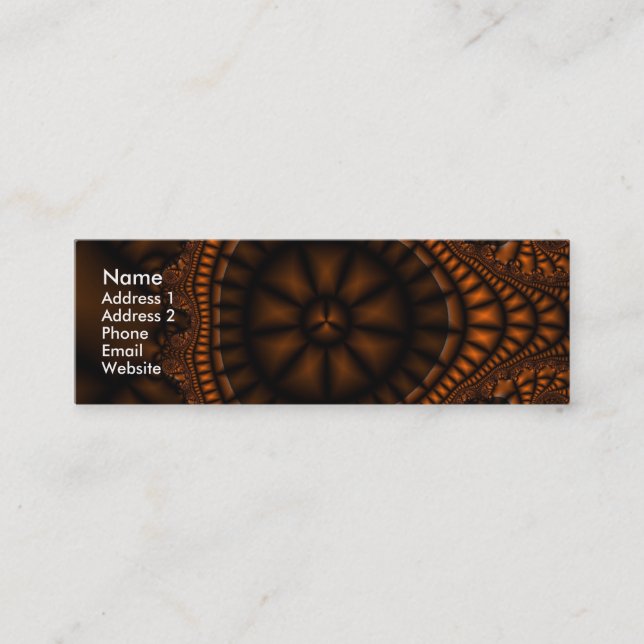 Aztec Pod Mini Business Card (Front)