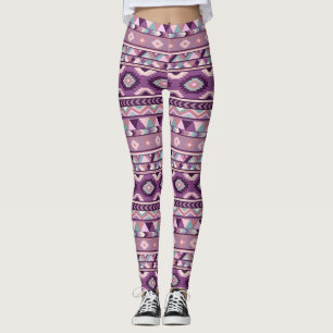 Aztec Purple Women's Leggings