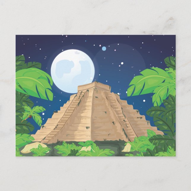 Aztec Pyramid Postcard (Front)