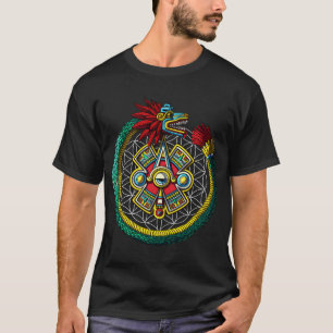 Aztec Quetzalcoatl Ouroboros T-Shirt