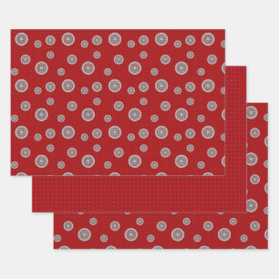 Aztec rencontre un jeu de papier d'enveloppement A