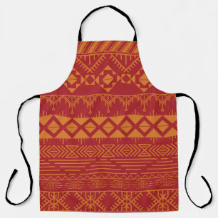 Aztec Retro: Vintage Pattern Design. Apron