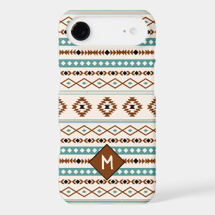 Aztec sarcelle ter noir cr motif mélangé (Personna