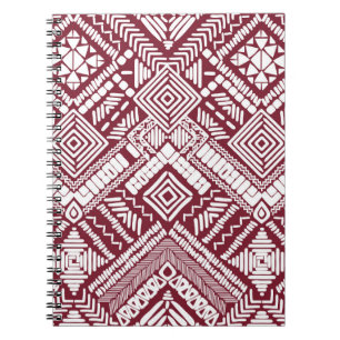 Aztec seamless pattern notebook