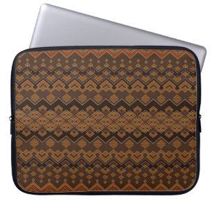 Aztec seamless pattern. Tribal aztec print. Abstra Laptop Sleeve