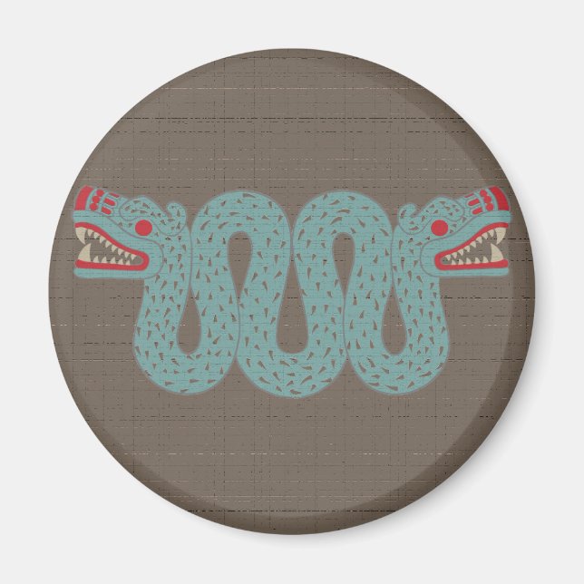 Aztec Serpent Magnet (Front)