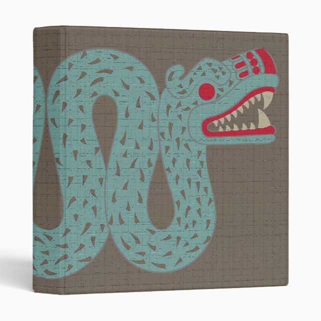 Aztec Serpent School Binder Folder (Front/Spine)