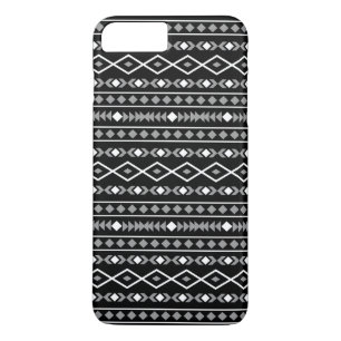 Aztec Shapes Pattern White Grey Black Case-Mate iPhone Case