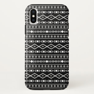 Aztec Shapes Pattern White Grey Black Case-Mate iPhone Case