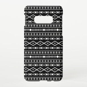 Aztec Shapes Pattern White Grey Black Samsung Galaxy Case