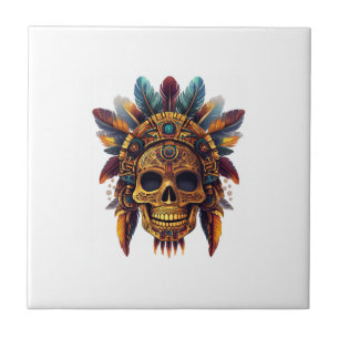 Aztec Skull Relic Tile