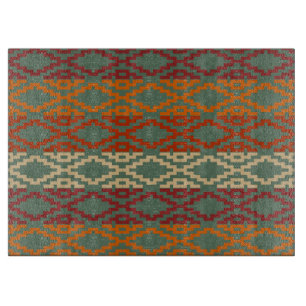 Aztec Southwestern Tribal Diamonds Cutting Board