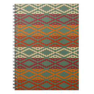 Aztec Southwestern Tribal Diamonds Notebook