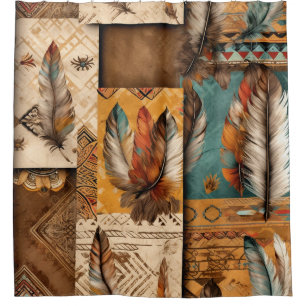 Aztec Southwestern Tribal Feathers