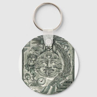 Aztec Spirit Keychain