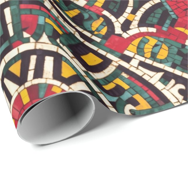 Aztec Style Wrapping Paper (Roll Corner)