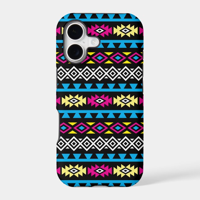 Aztec Stylized Big Pattern II CMYBW (Back)