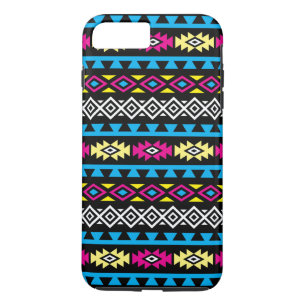Aztec Stylized Big Pattern II CMYBW Case-Mate iPhone Case