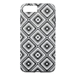Aztec Stylized BW+Grey Symbol Pattern Case-Mate iPhone Case
