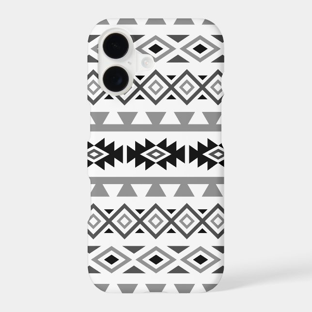 Aztec Stylized Lg Pattern II Monochrome (Back)