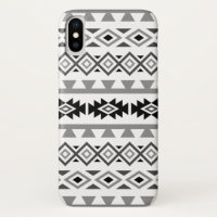 Aztec Stylized Lg Pattern II Monochrome