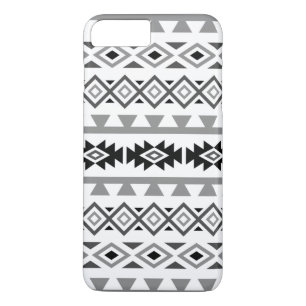 Aztec Stylized Lg Pattern II Monochrome Case-Mate iPhone Case
