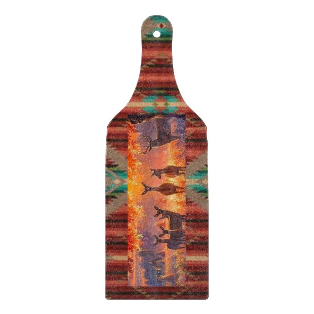 Aztec Sunset Cutting Board (Front)