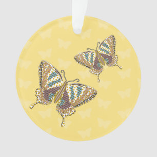Aztec Swallowtail Acrylic Ornament