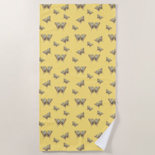 Aztec Swallowtail Beach Towel