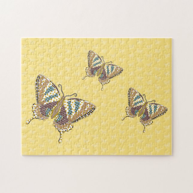 Aztec Swallowtail Puzzle (Horizontal)