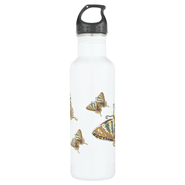 Aztec Swallowtail Water Bottle (Front)