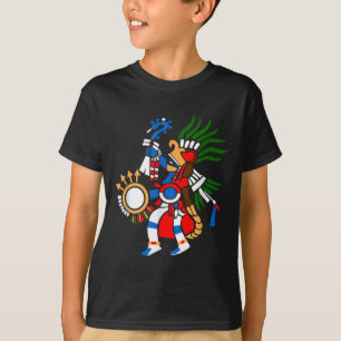 Aztec Symbol God Of War And Sun Huitzilopochtli Az T-Shirt