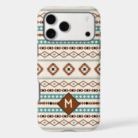 Aztec Teal Ter Blk Cr Mixed Pattern (Personalized)