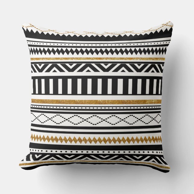 Aztec Throw Pillow (Front)