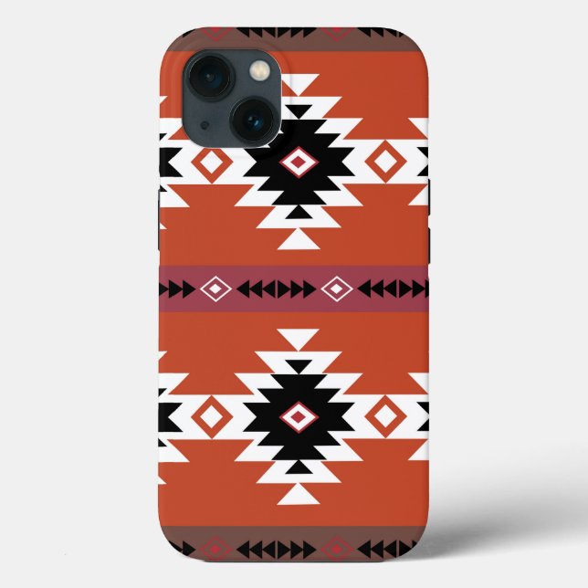 Aztec Tribal Colourful Pattern Case-Mate iPhone Case (Back)