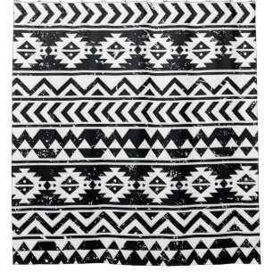 Aztec tribal: grunge white pattern.
