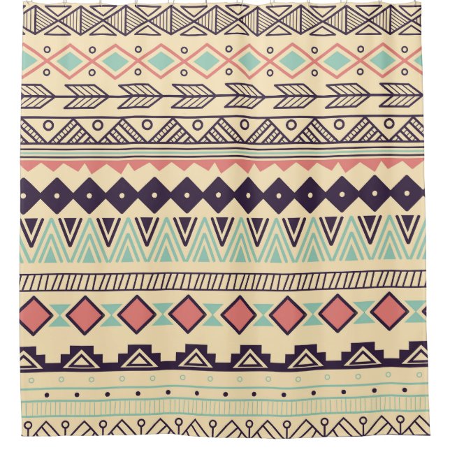 Aztec Tribal Stripes: Vintage Illustration (Front)