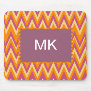 Aztec Tribal ZigZag Mouse Pad