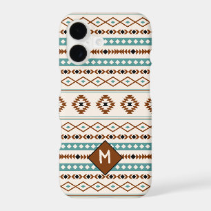 Aztec Turquoise Ter Blk Cr Motif Mixte (Personnali