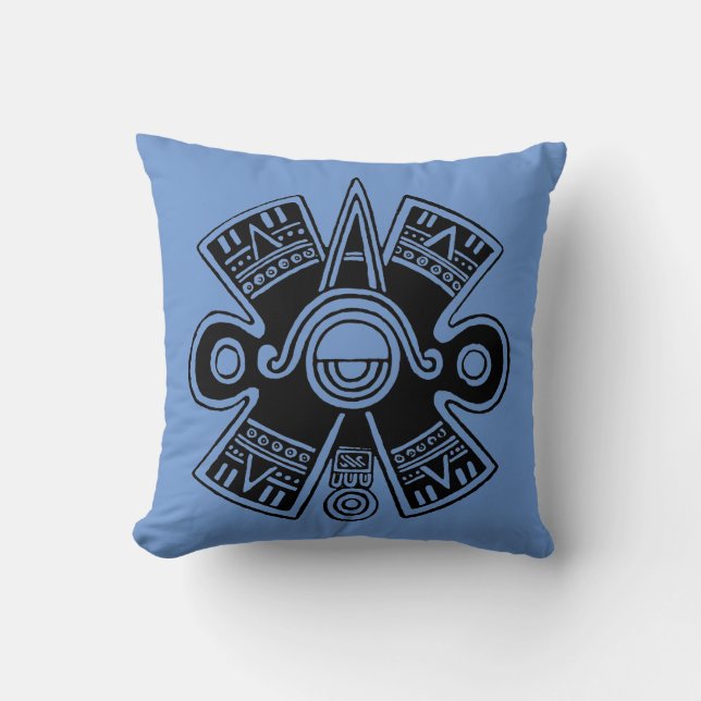 Aztec Universe Throw Pillow (Front)